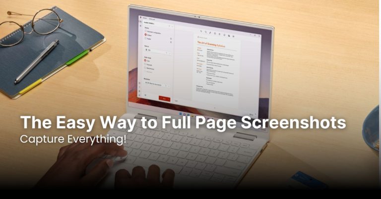 The Easy Way to Full Page Screenshots: Capture Everything!